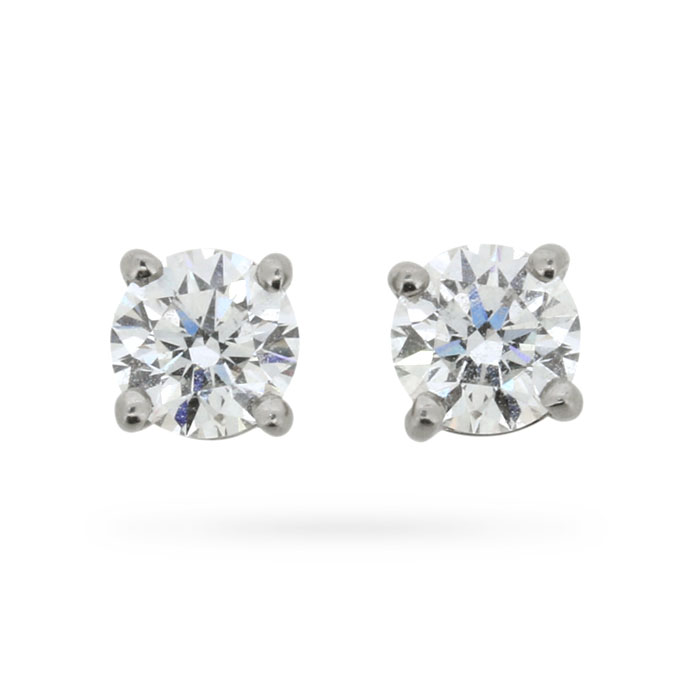 Tiffany & Co. 1.10 Carat Solitaire Diamond Earrings | Farringdons