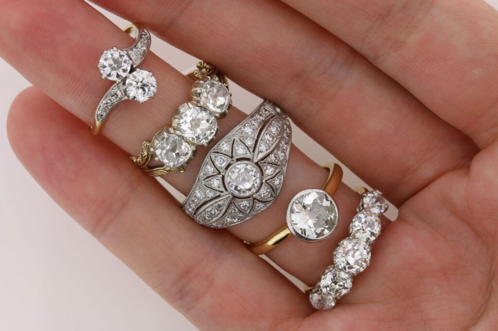 3 piece diamond earrings