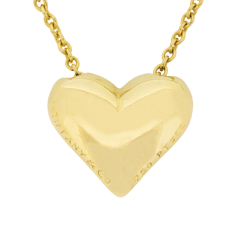 Tiffany & Co Etoile Heart Diamond Pendant with Chain | Farringdons