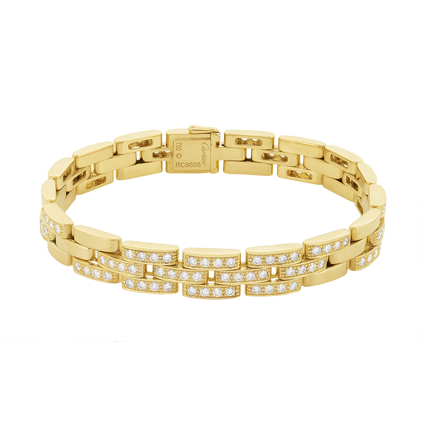 Cartier 'Maillon Panthere' Diamond Link Bracelet | Farringdons